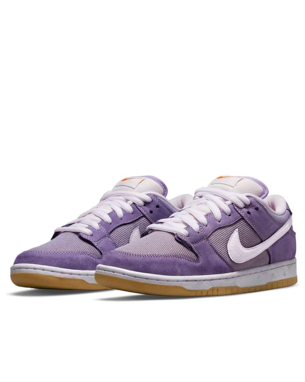 Nike Purple Sb Dunk Low 'Unbleached Pack for men