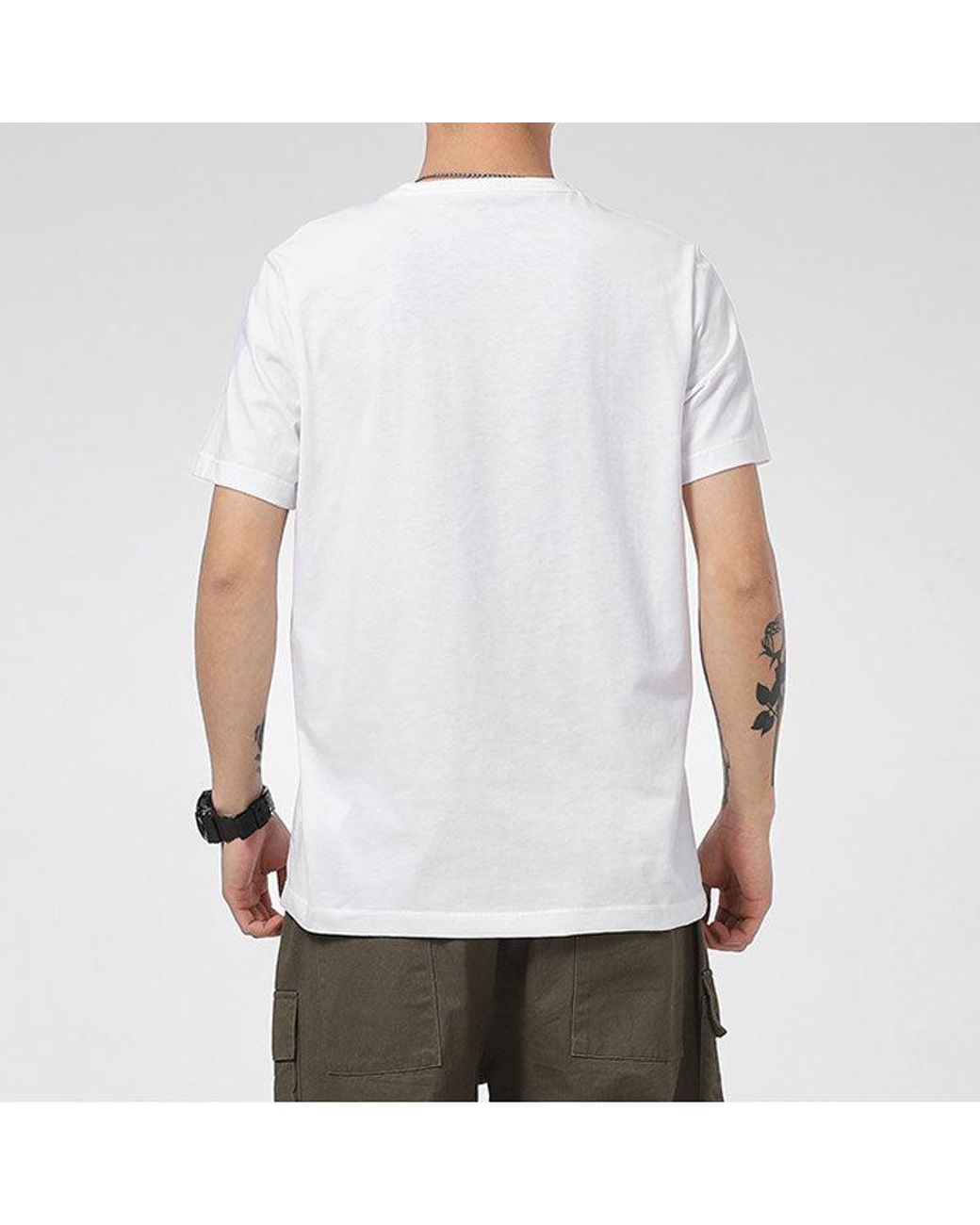 PUMA White Essentials Logo Tee for men