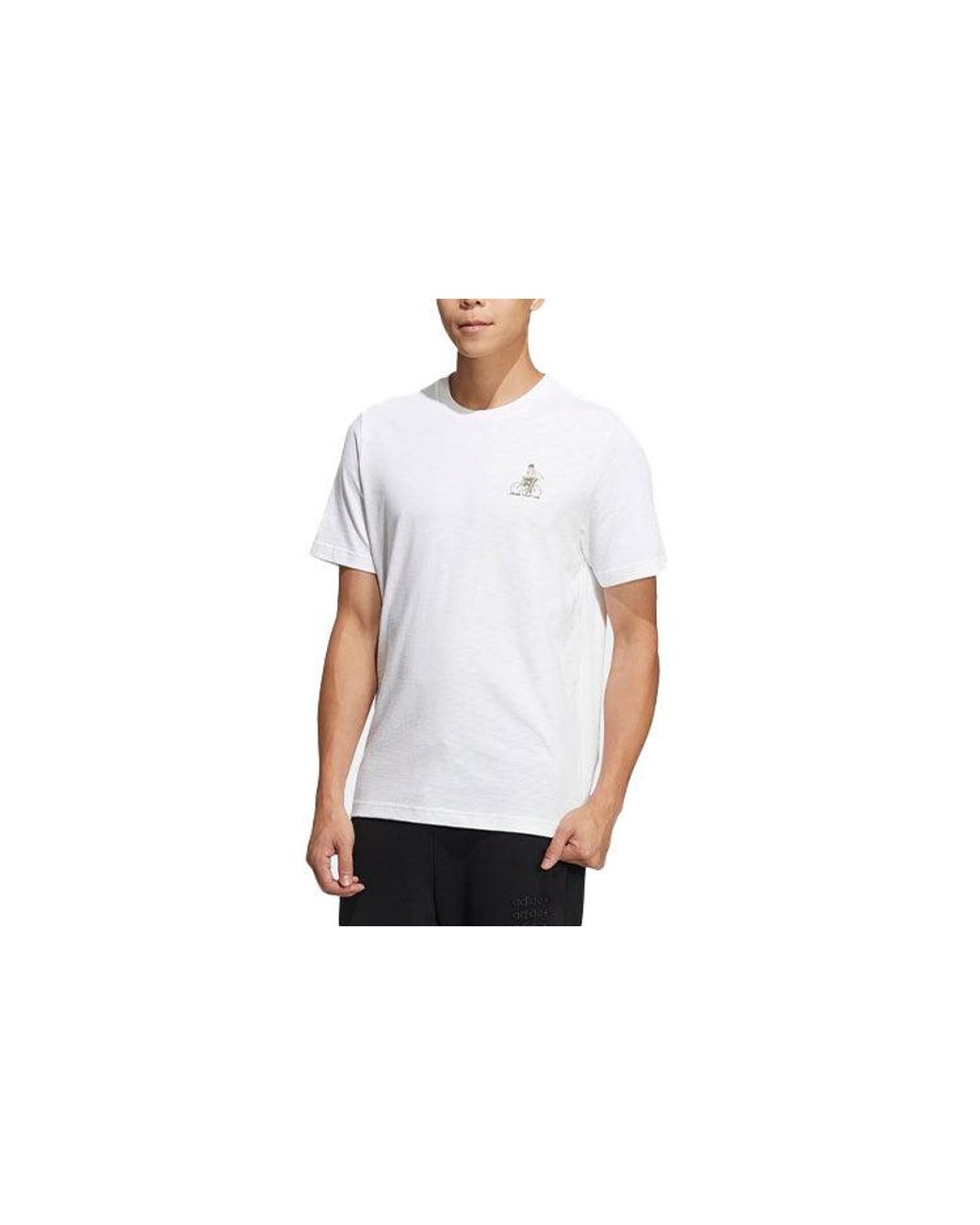 Adidas White Neo Tee for men