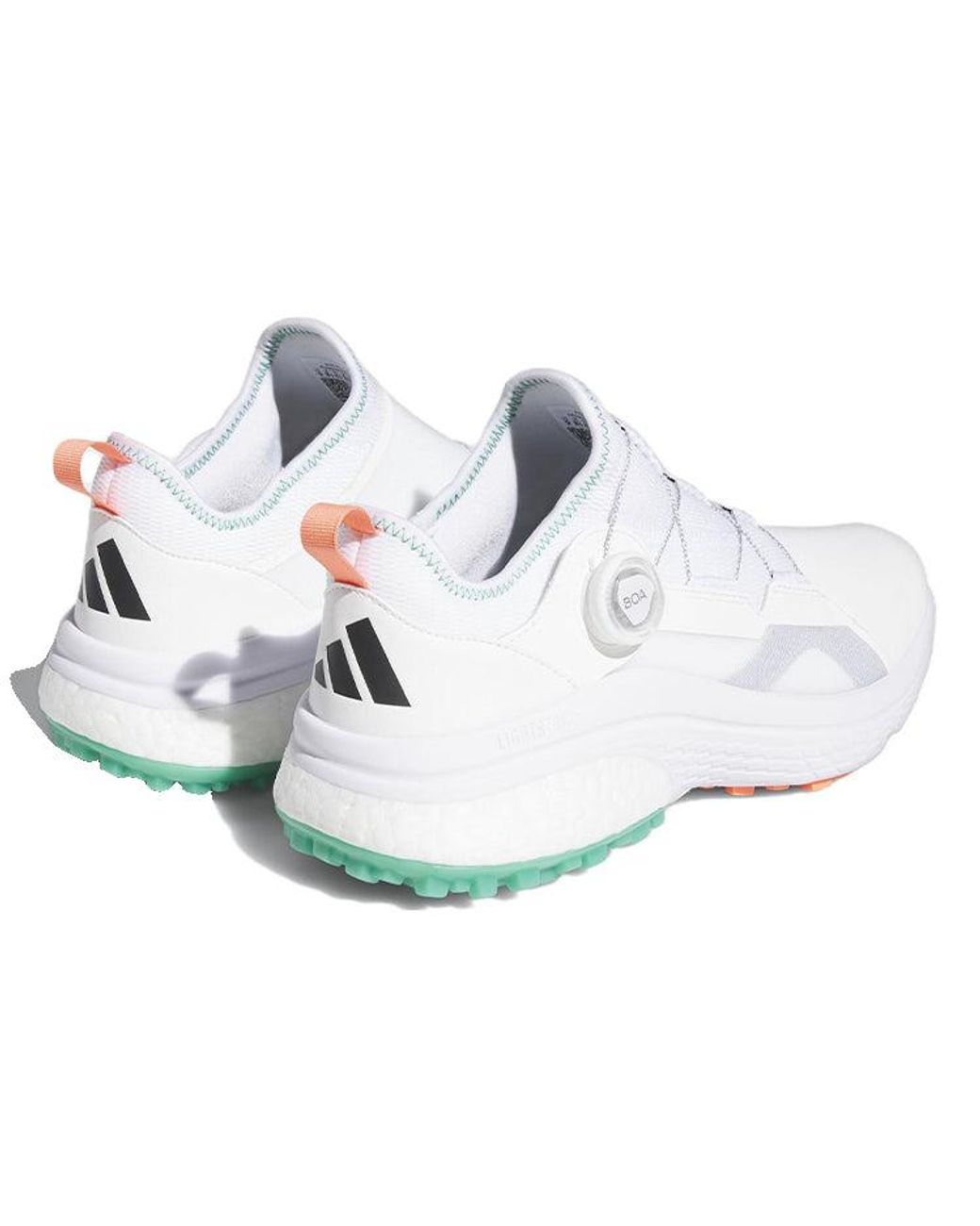 Adidas White Solarmotion Boa Golf Shoes 'Cloud Court' for men