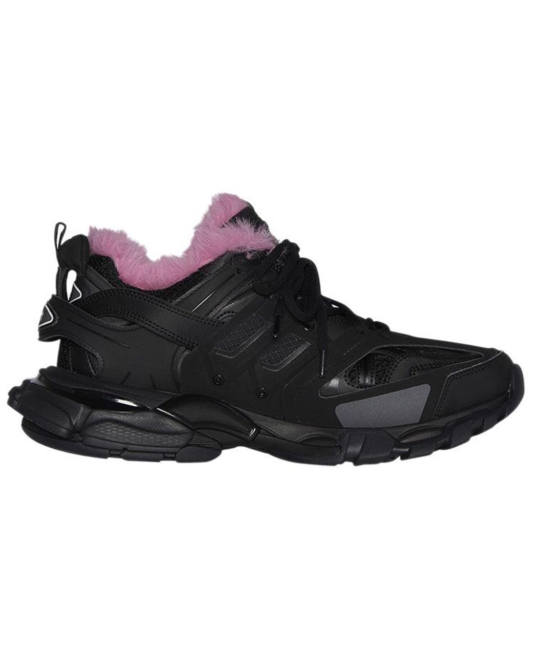 Balenciaga Black (Wmns) Track Sneakers Fake Fur'