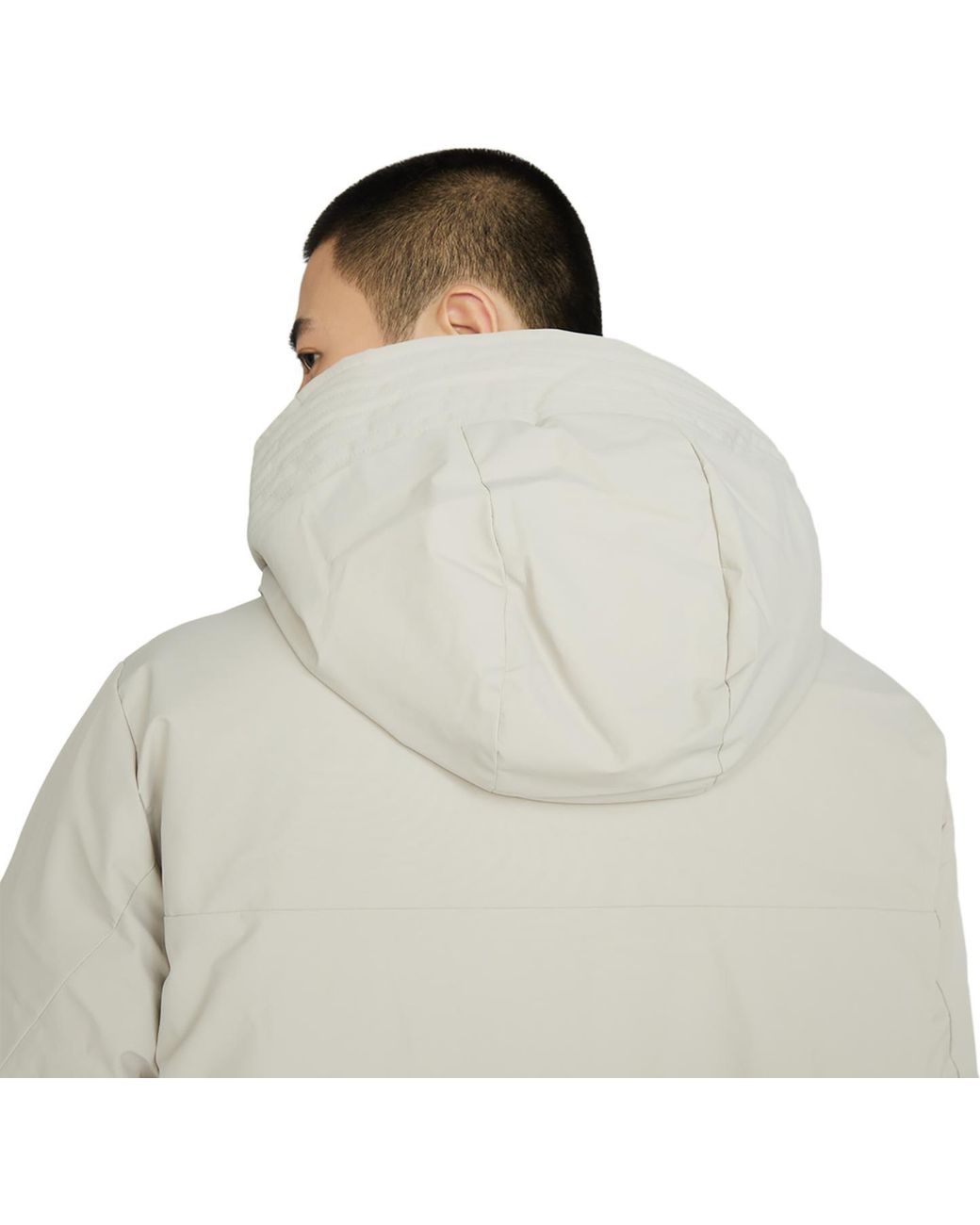 New Balance Gray Warm Down Cargo Jacket for men