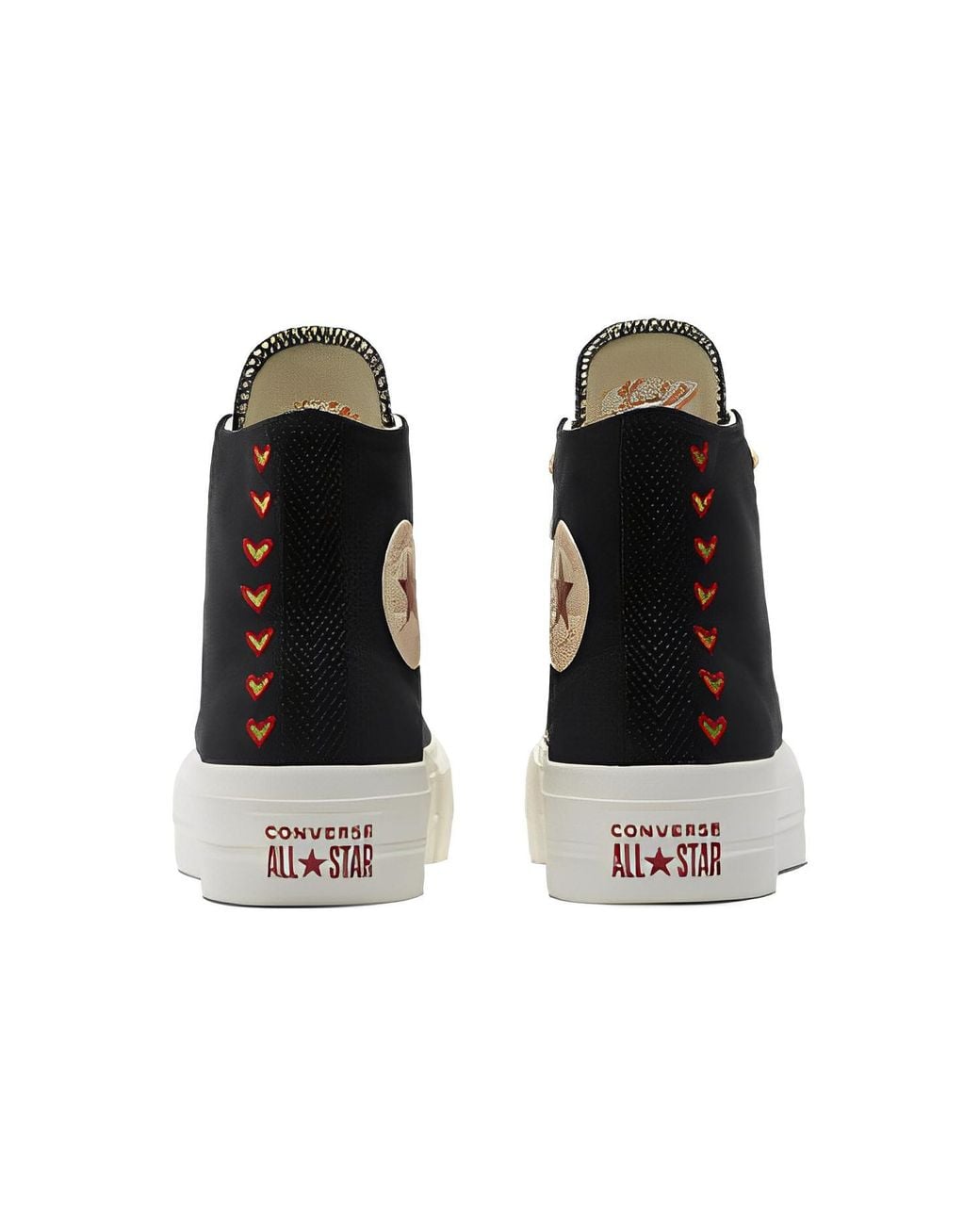 Converse Black (Wmns) Chuck Taylor All Star Lift Platform High 'Valentine's Day 2023'