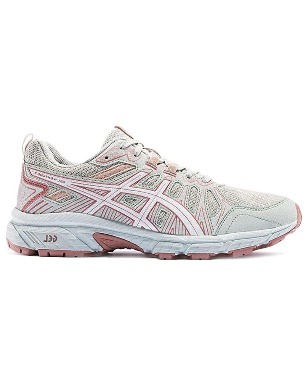 Asics White (Wmns) Gel-Venture 7 Mx Off-Road Sneakers