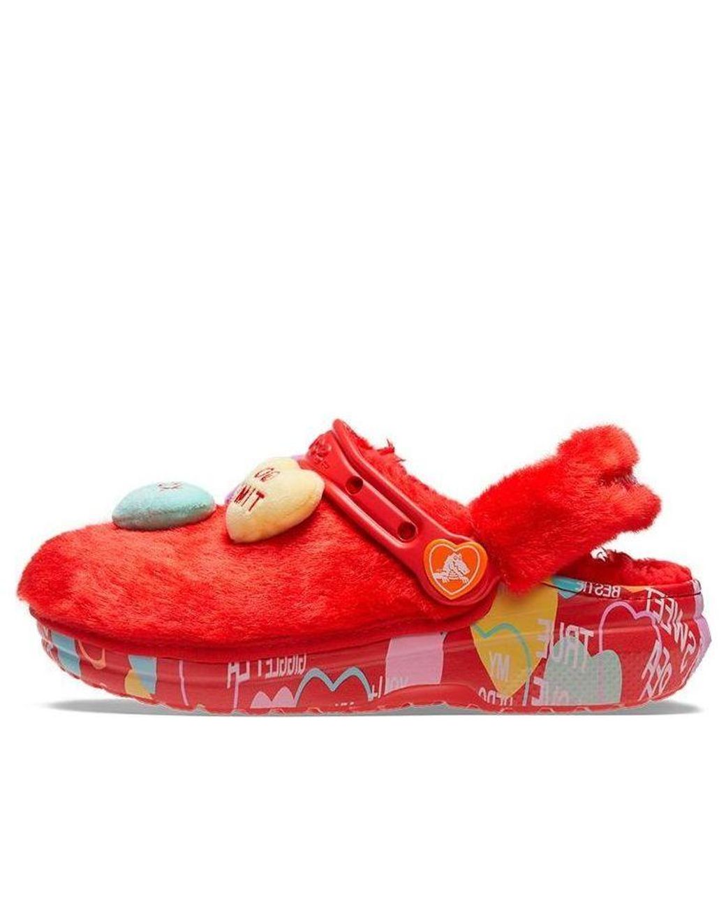 CROCSTM Red Sweethearts X Clog Classic Fur 'Valentine's Day' for men