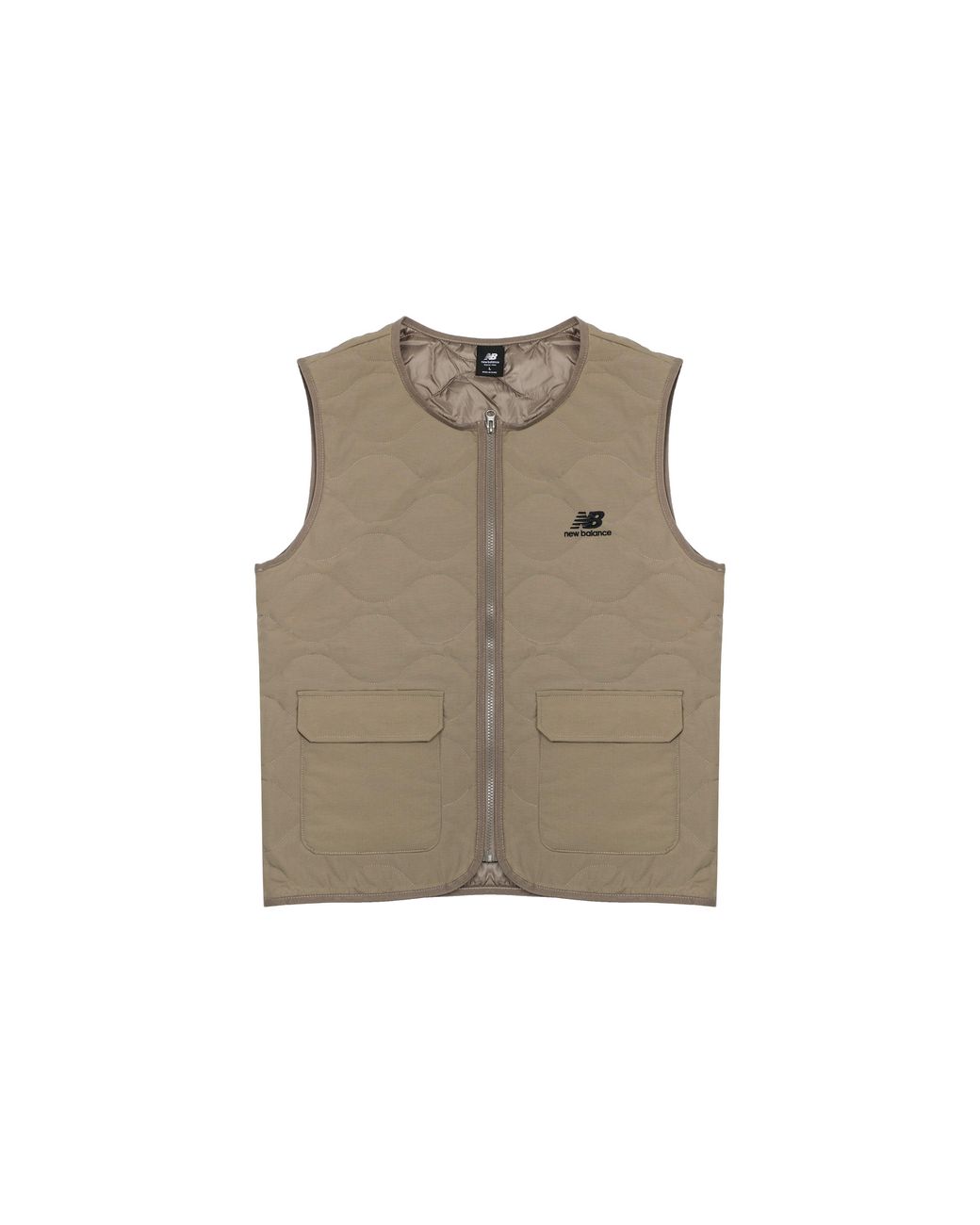 New Balance Natural Detachable Hooded Two-In-One Woven Solid Jacket 'Khaki' for men