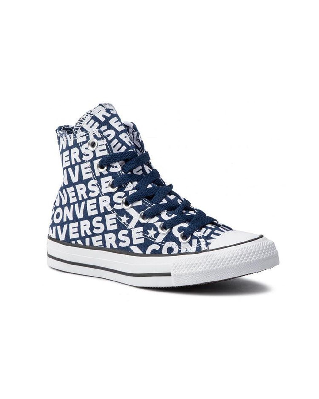 Converse Blue Chuck Taylor All Star High Wordmark' for men