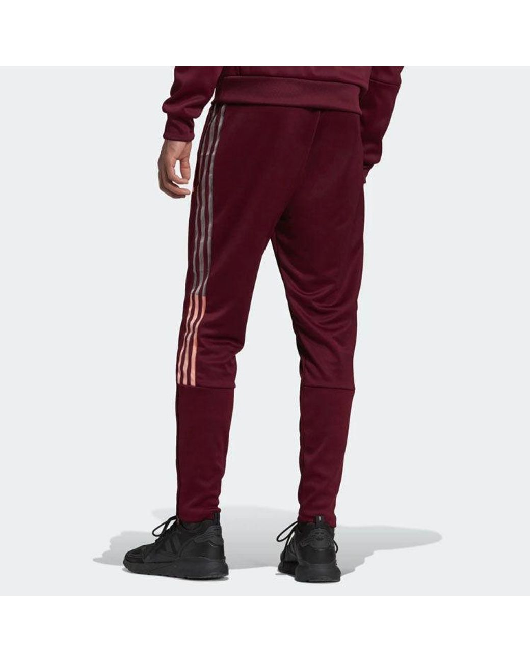 Adidas Red Mufc Travel Pnt Manchester United Soccer/Football Sports Long Pants for men