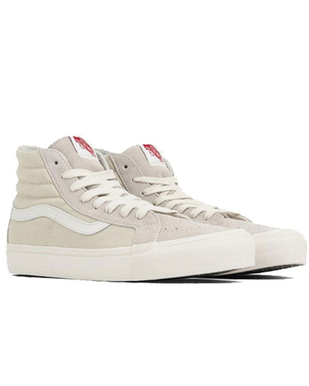 Vans Natural Sk8-Hi Lx Suede Canvas 'Pearl Marshmallow' for men