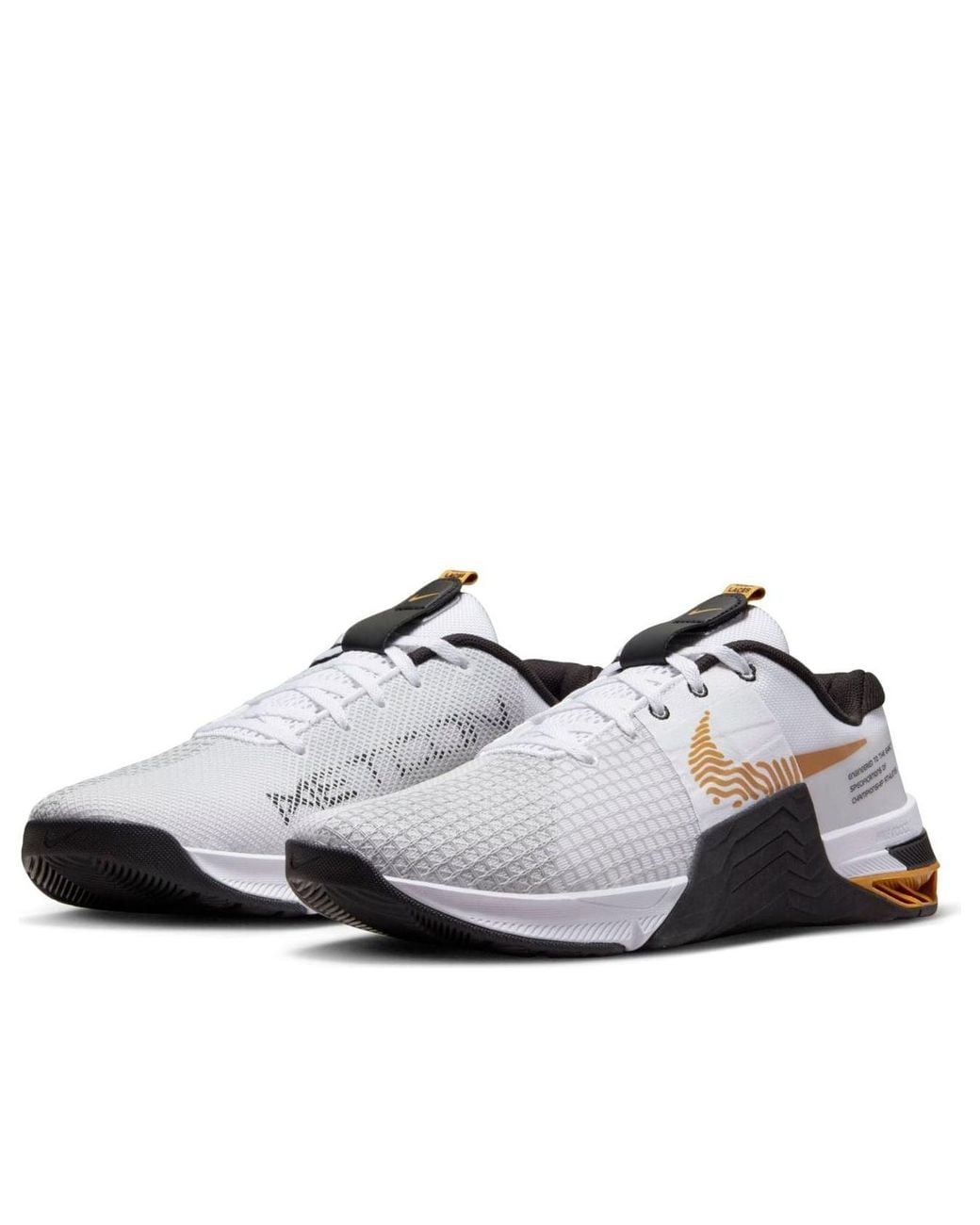 Nike White Metcon 8 Suede' for men