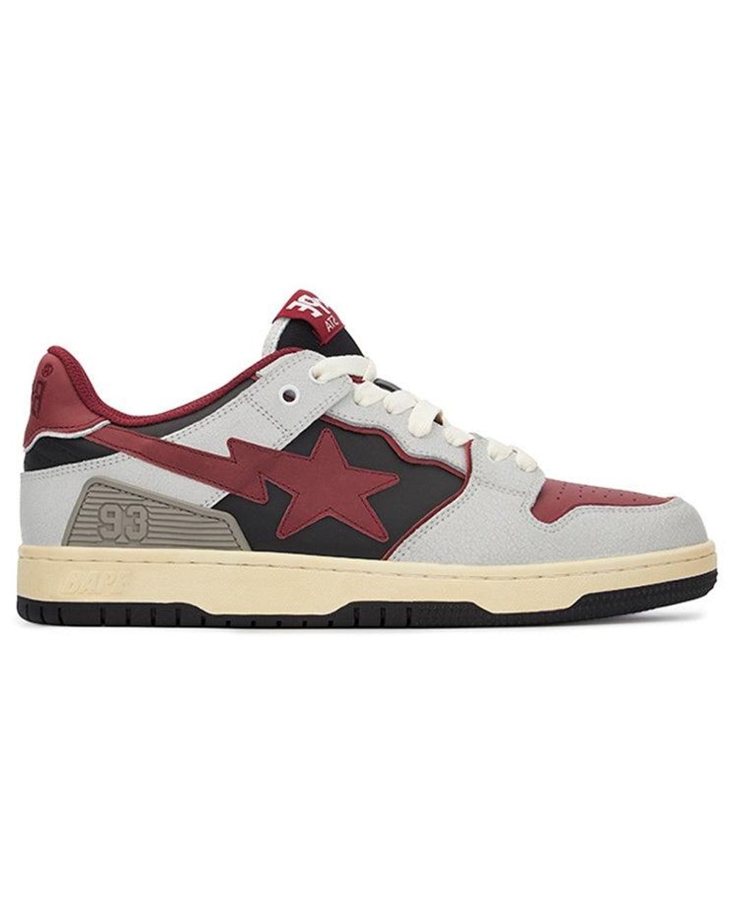 A Bathing Ape White Sk8 Sta #4