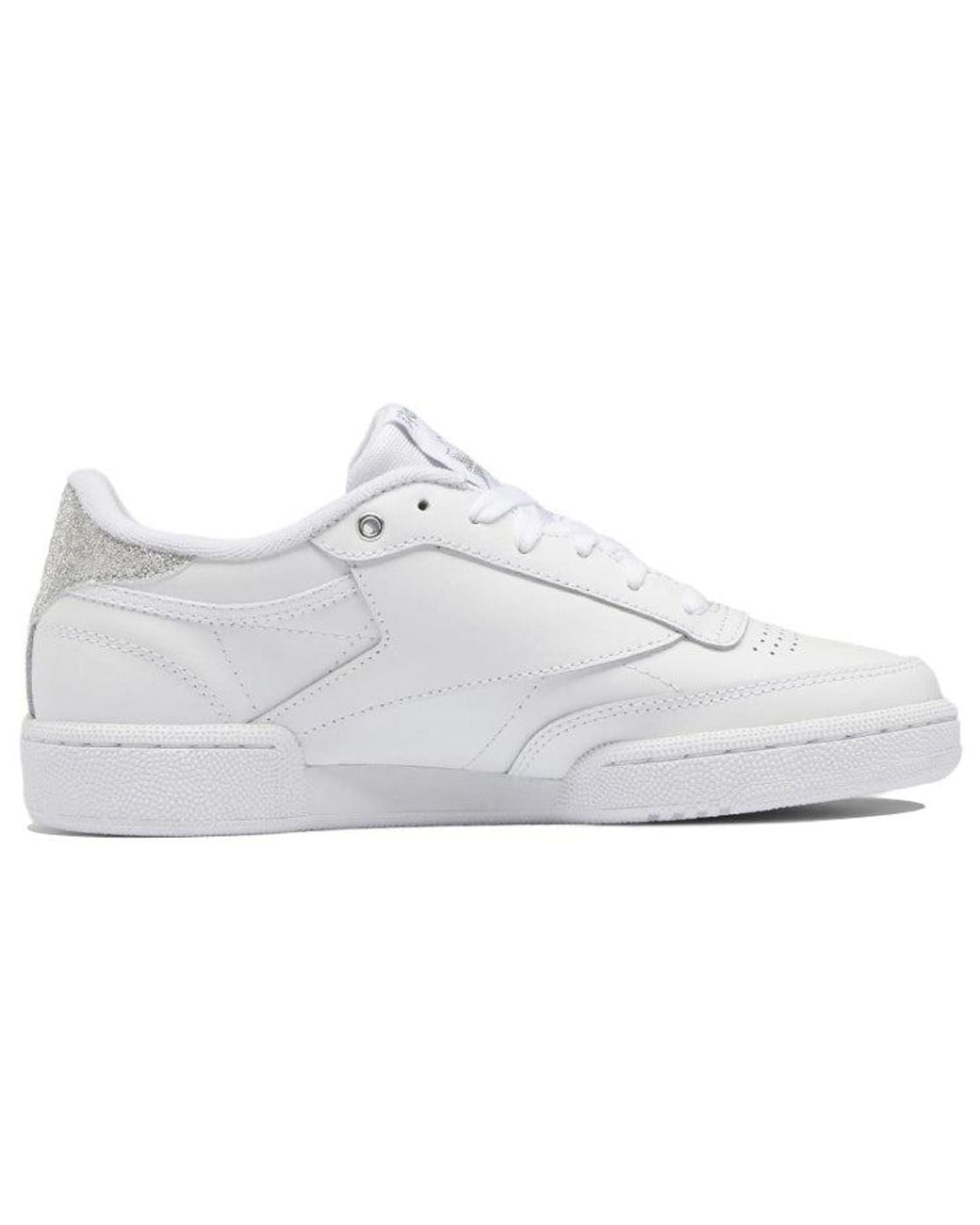 Reebok White (Wmns) Club C 85 Metallic'
