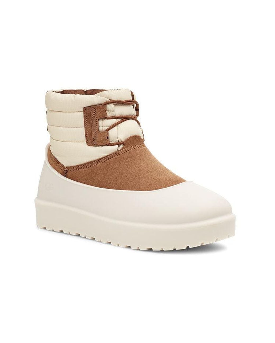 Ugg Natural Classic Mini Lace-Up Weather Boot 'Chestnut Whitecap' for men