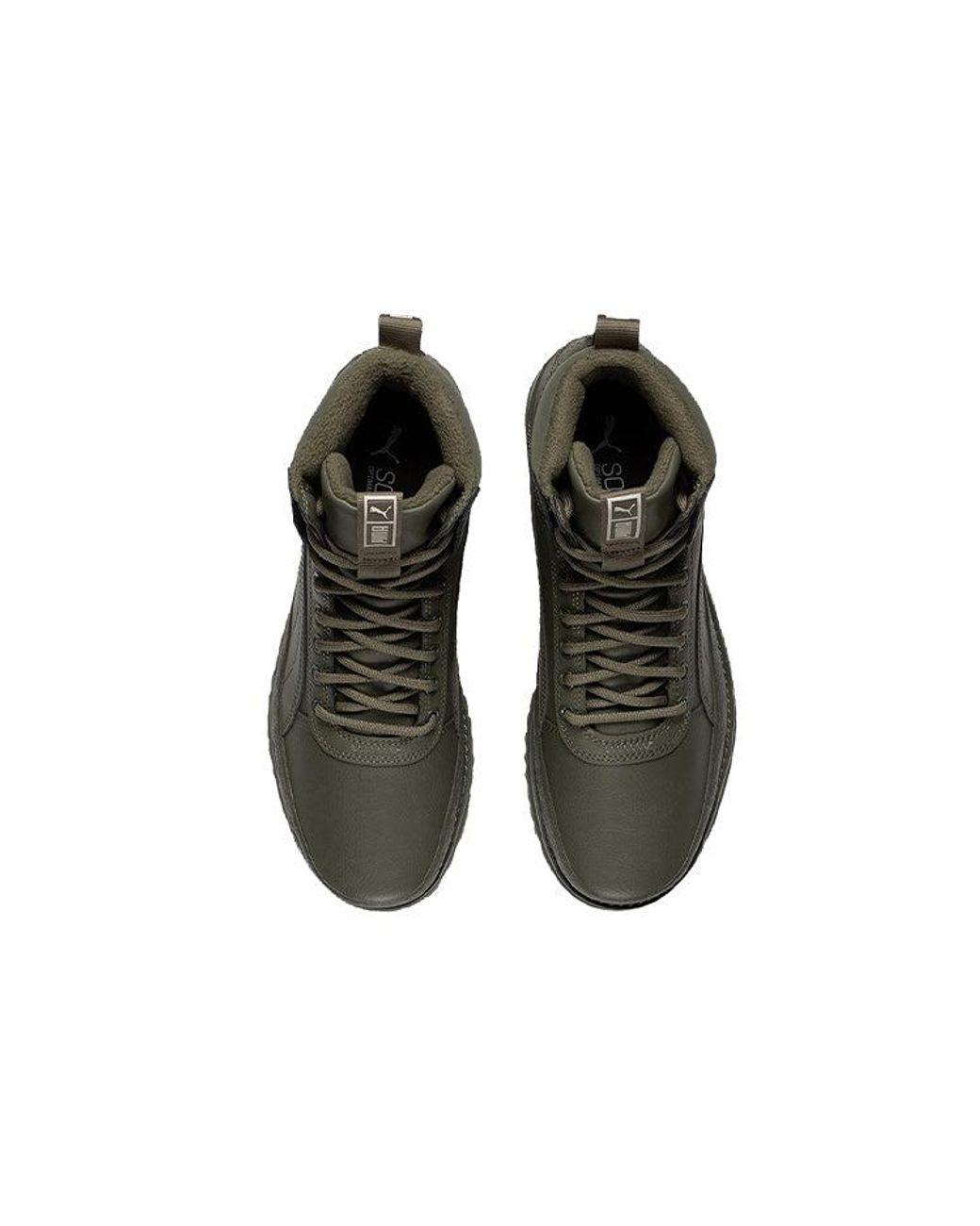 PUMA Black Desierto V2 Wtr Rubber High-Top Sneakers