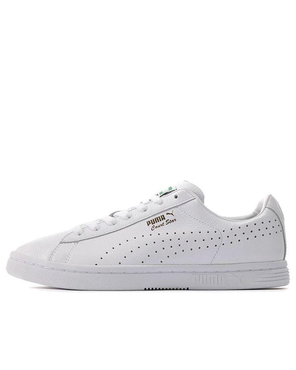 PUMA White Court Star Nm Retro Casual Low Tops Skateboarding Shoes for men