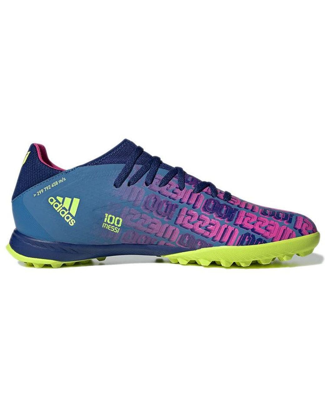 Adidas Blue X Speedflow Messi.3 Tf 'Numbersup' for men