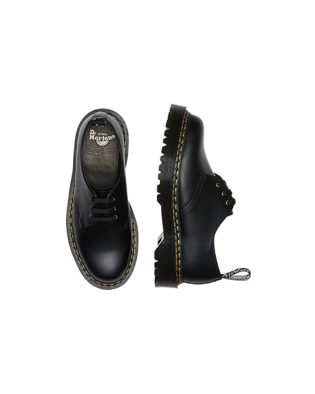 Dr. Martens Black 1461 Bex Ds Ro X Rick Owens for men