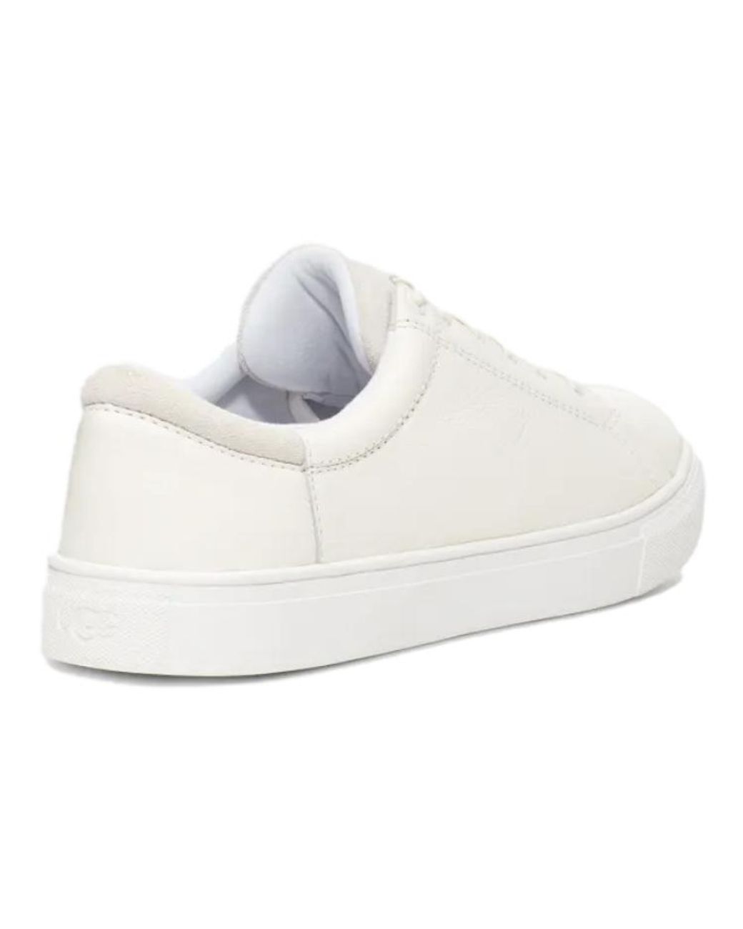 Ugg White Baysider Low Weather Shoe Leather' for men