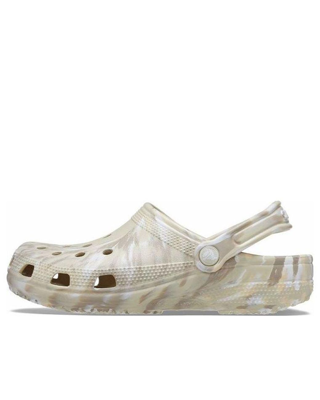 CROCSTM White Classic Marbled Clog 'Bone & Multi' for men