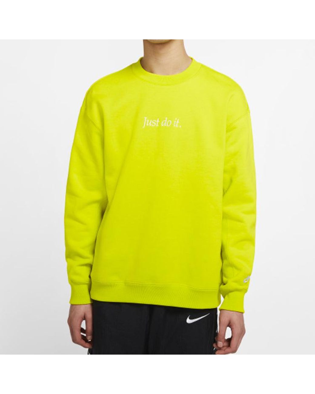 Nike Yellow Sportswear Jdi Round Neck for men