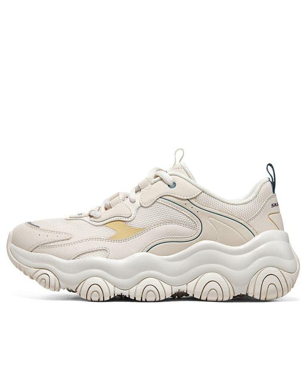 Skechers White (Wmns) Old School Running Shoes D'Lites