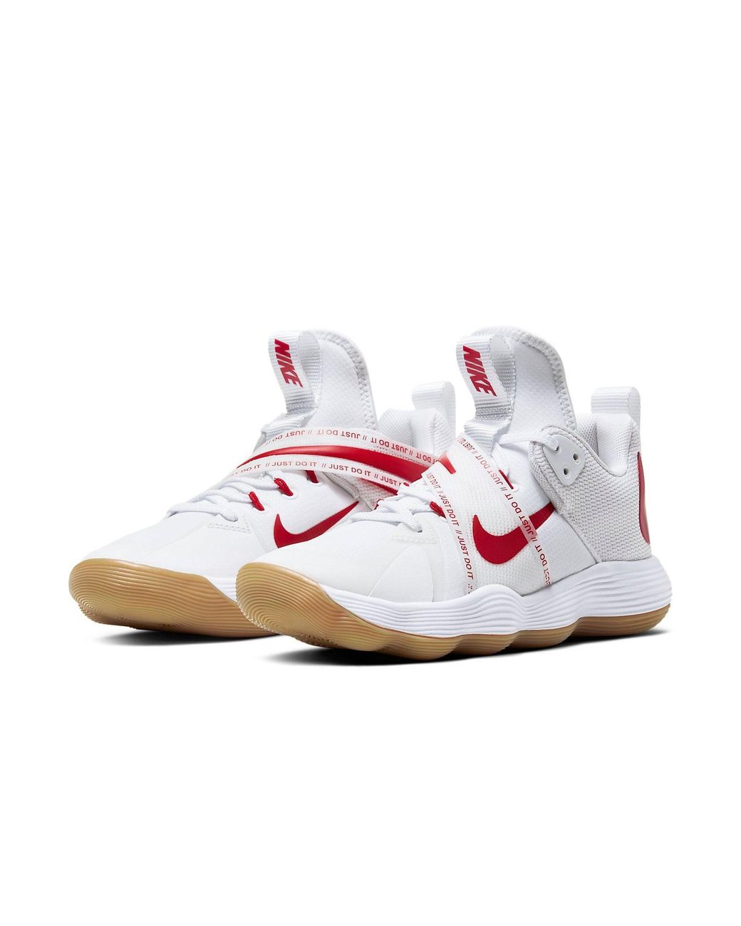 Nike White (Wmns) React Hyperset 'University Gum'