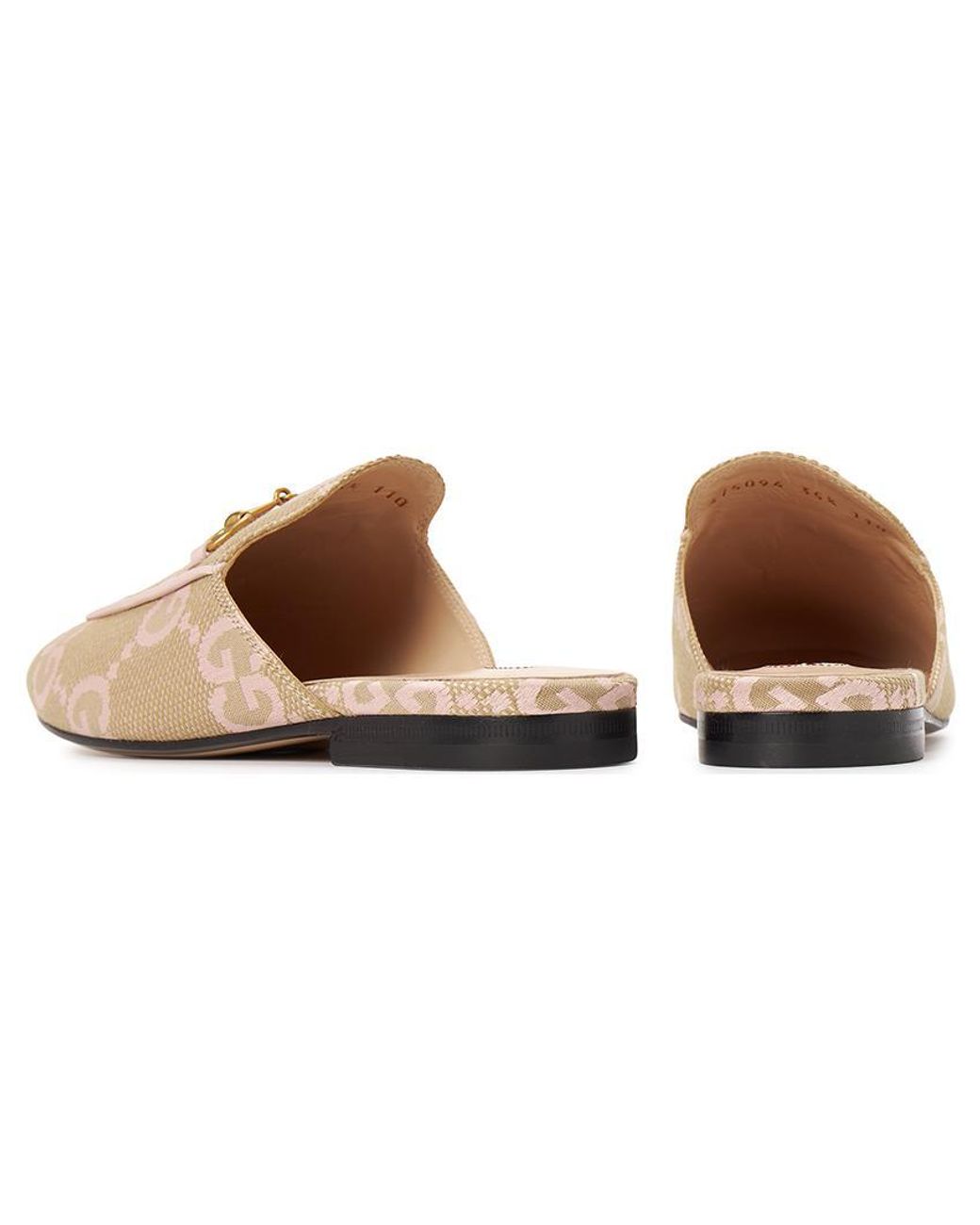 Gucci Natural (Wmns) Jumbo Gg Princetown Slipper Light'