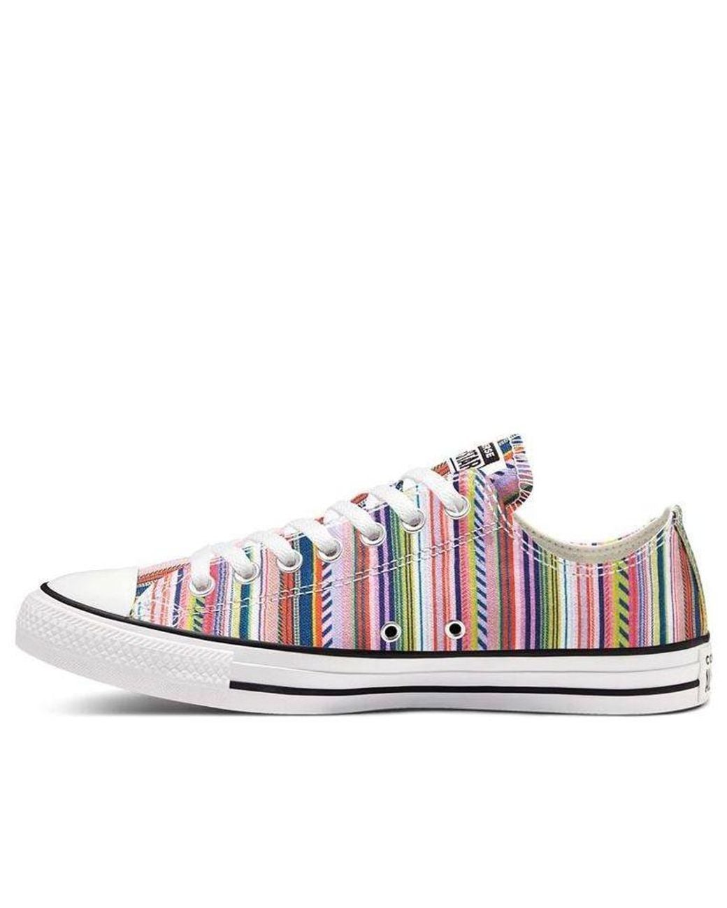 Converse White Summer Stripes Chuck Taylor All Star Low Top for men