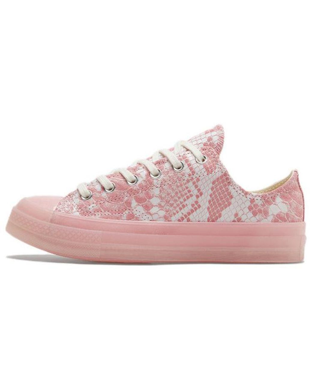 Converse Pink Golf Wang X Chuck 70 Low Python' for men