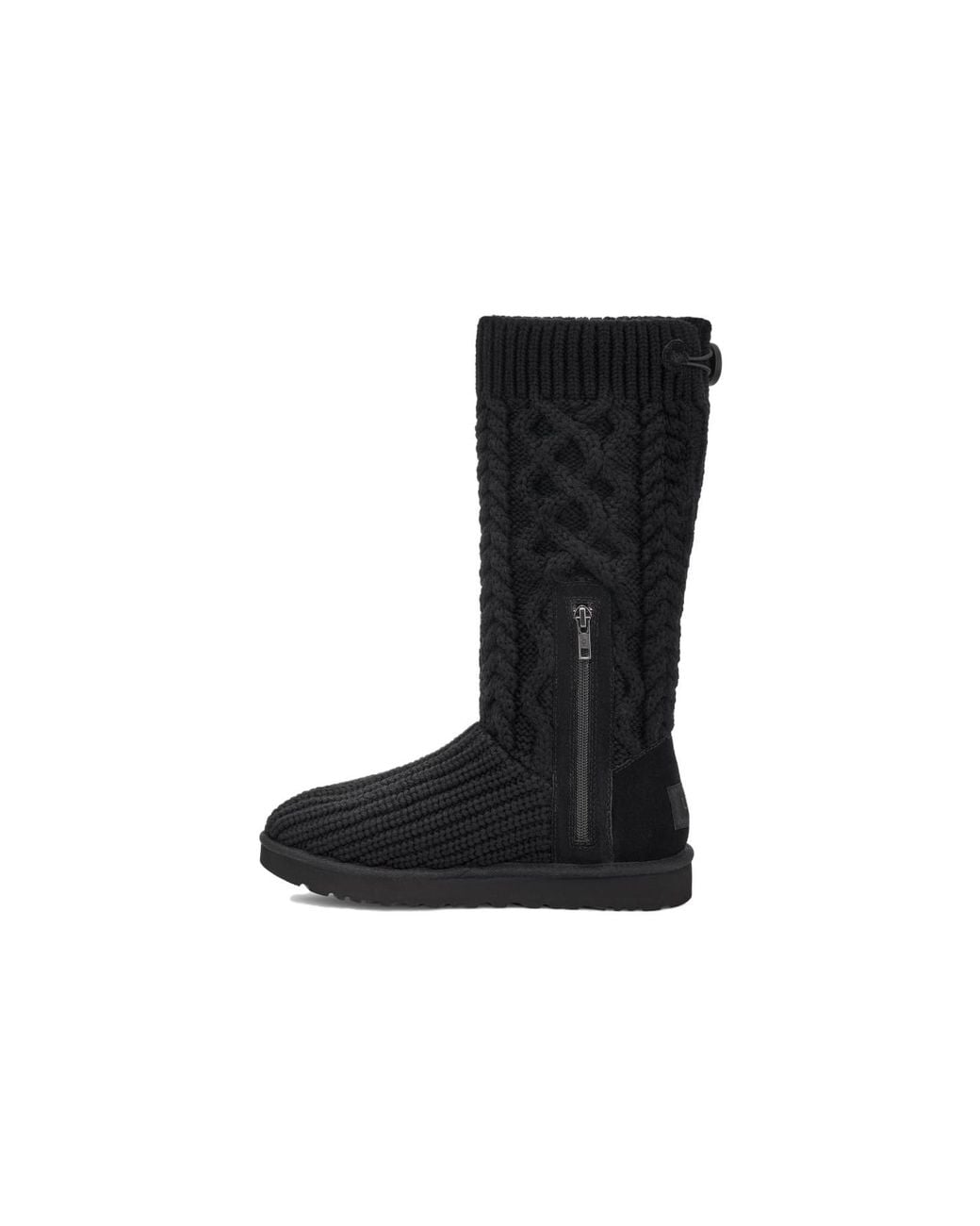 Ugg Black (Wmns) Classic Cardi Cabled Knit Boot