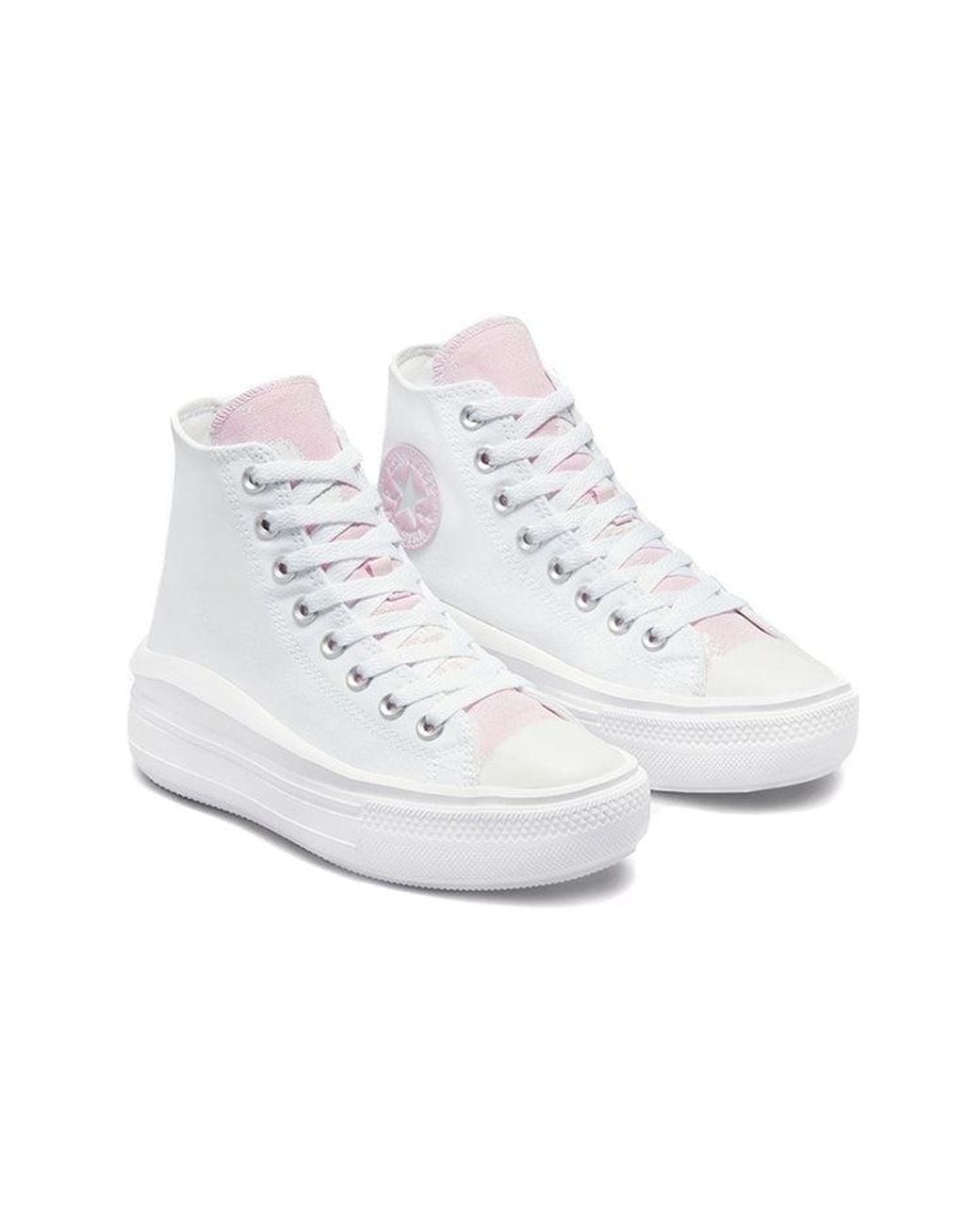 Converse White (Wmns) Chuck Taylor All Star Move High 'Hybrid Floral