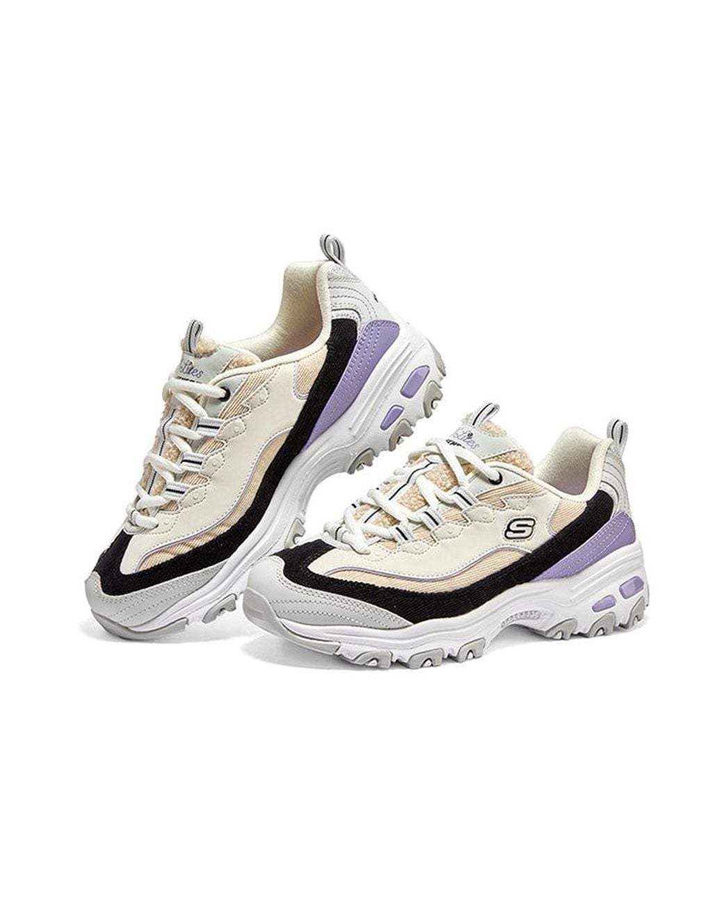 Skechers White (Wmns) Dlites 1.0