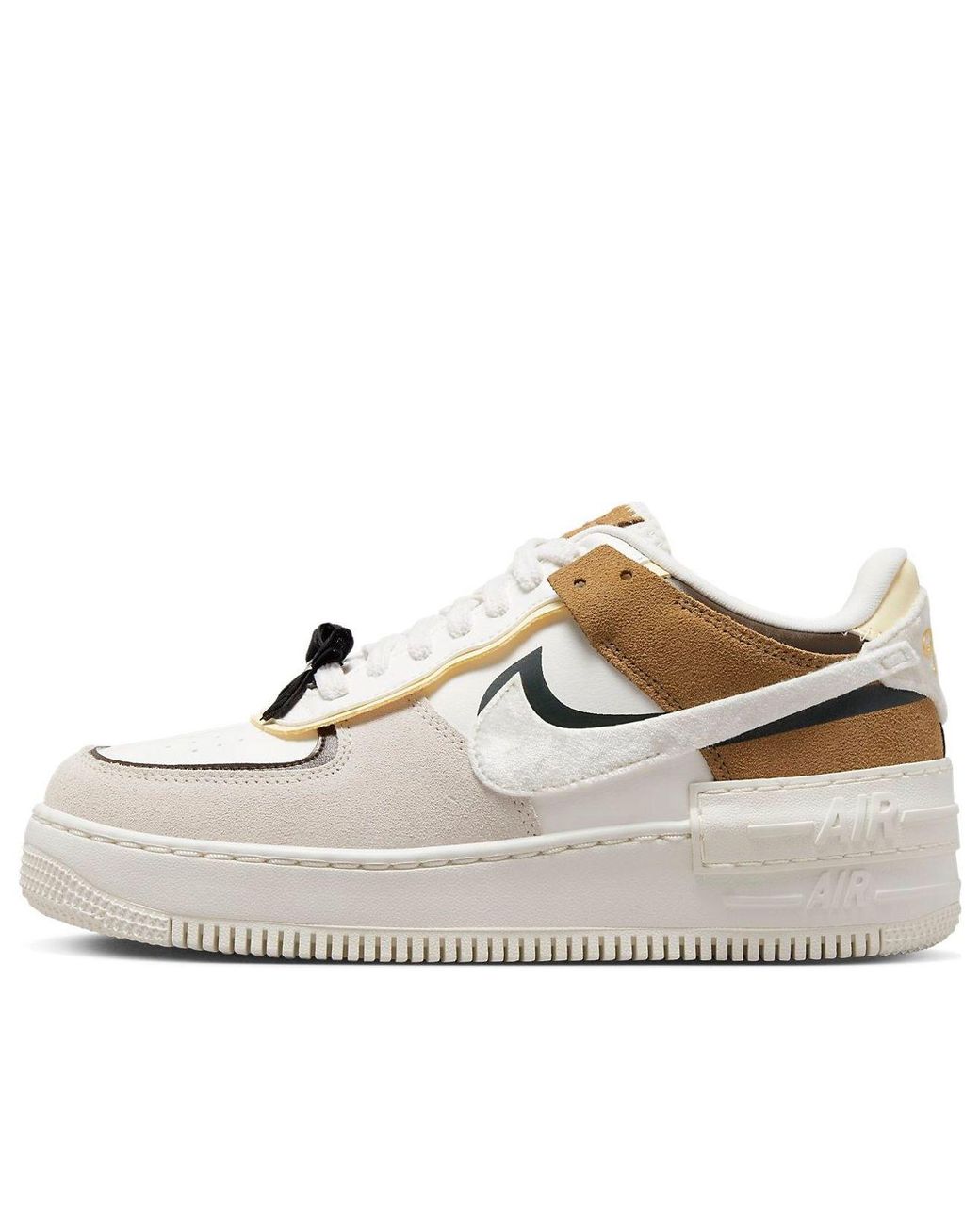 Nike White (Wmns) Air Force 1 Shadow 'Bling'