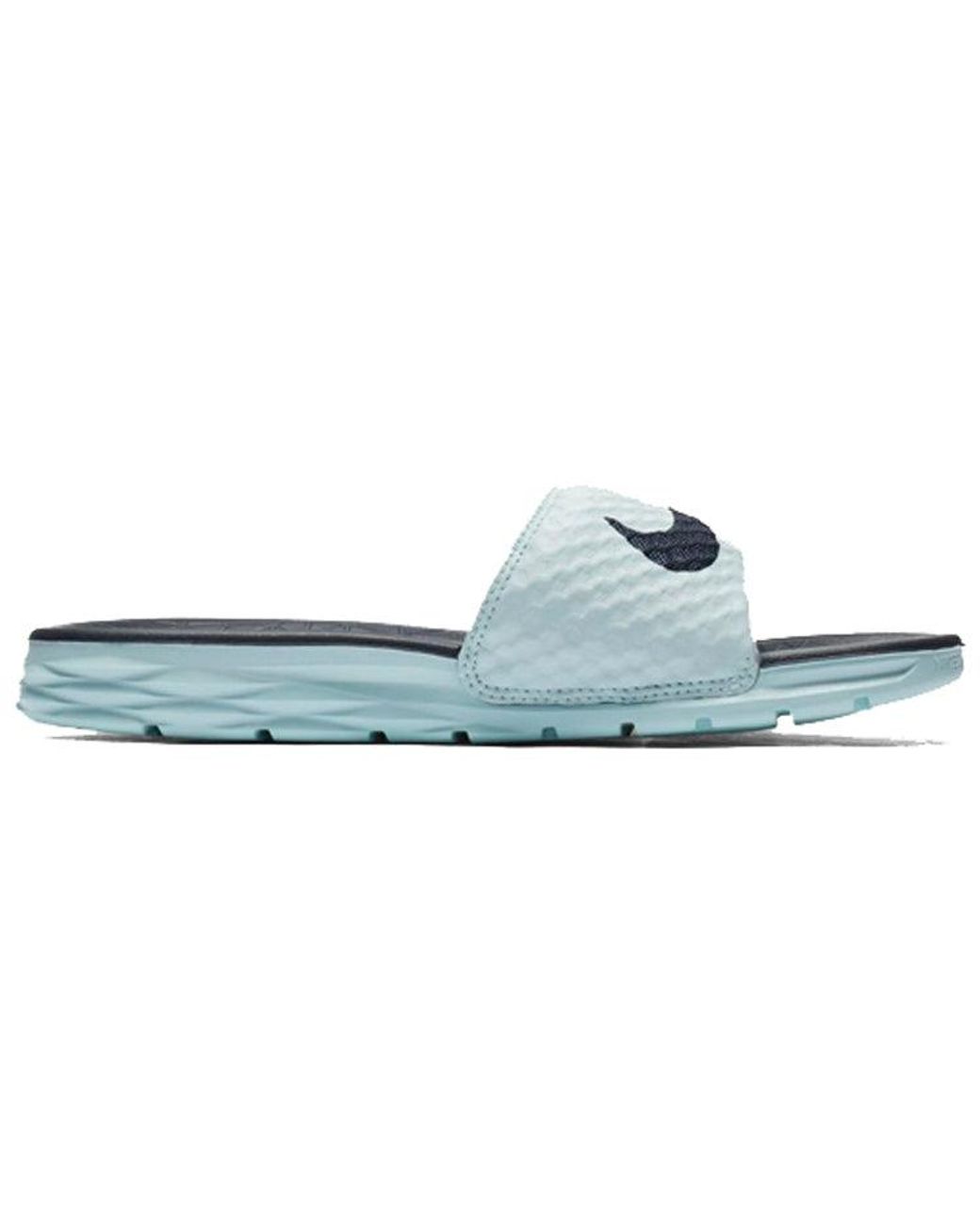 Nike Blue (Wmns) Benassi Solarsoft 'Mint'