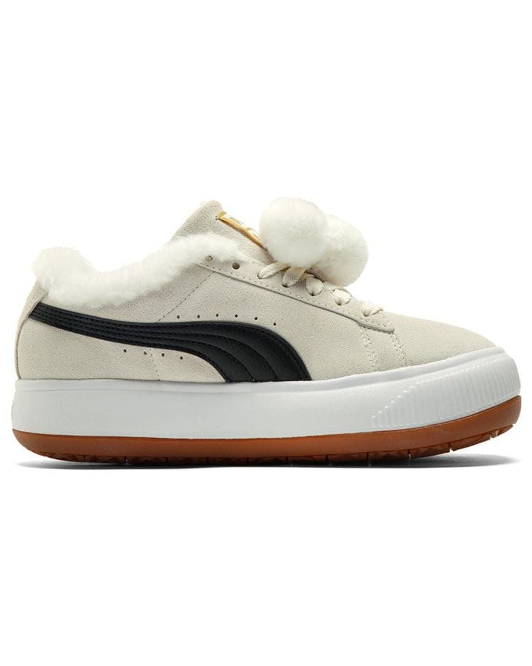 PUMA White (Wmns) Suede Mayu 'Fur