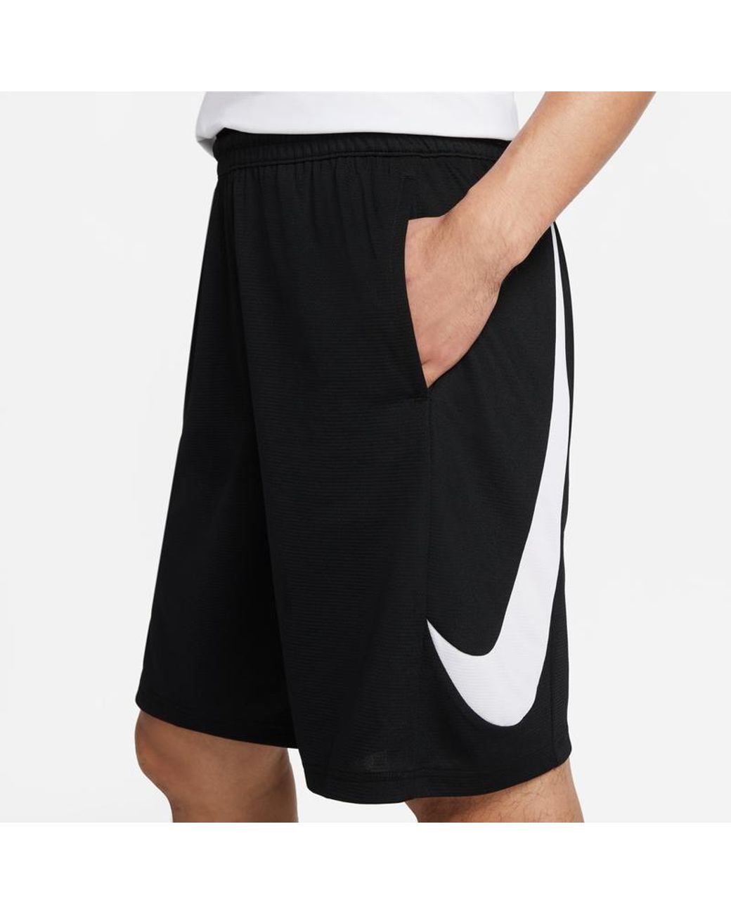 Nike Black Logo Performance Swoosh Short for men