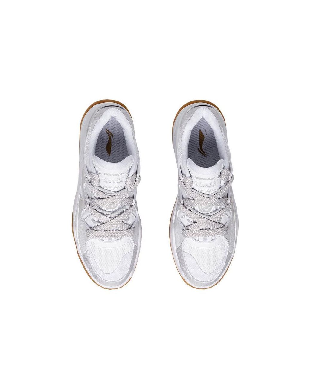 Li-ning White Cf Flash Star 2.0 Gum' for men