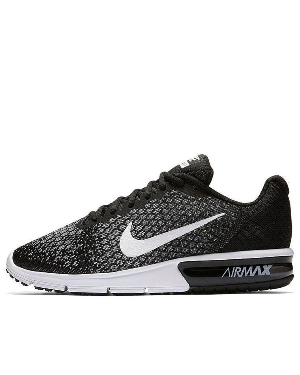 Nike Black Air Max Sequent 2 Dark' for men