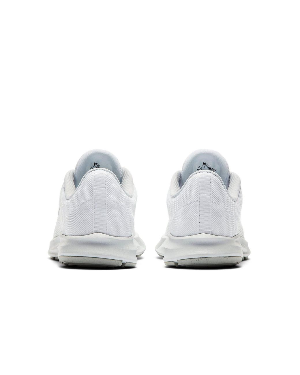Nike White (Wmns) Downshifter 9 Low Tops Knitted