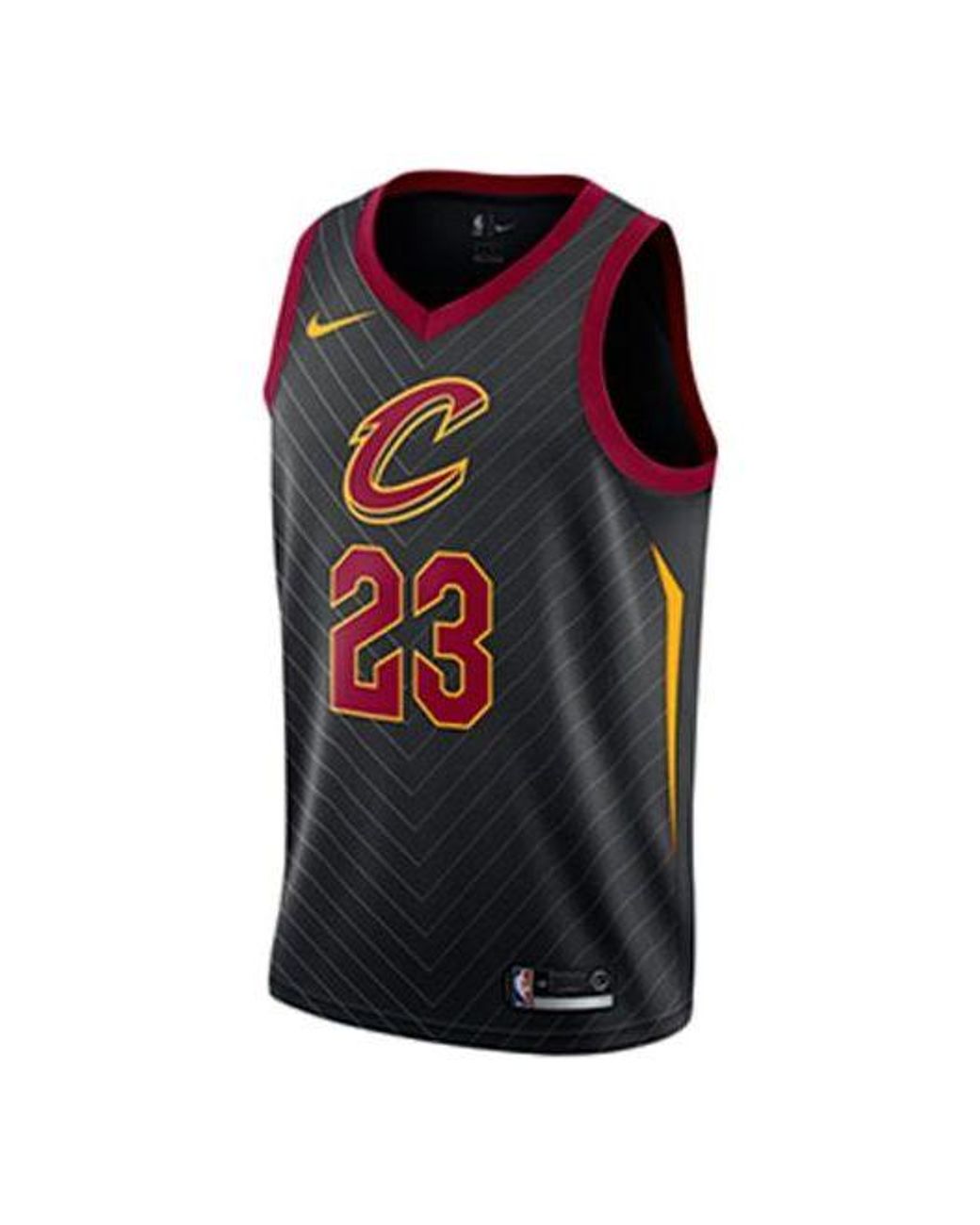 Nike Black Lebron James Statement Edition Swingman Jersey Sw for men