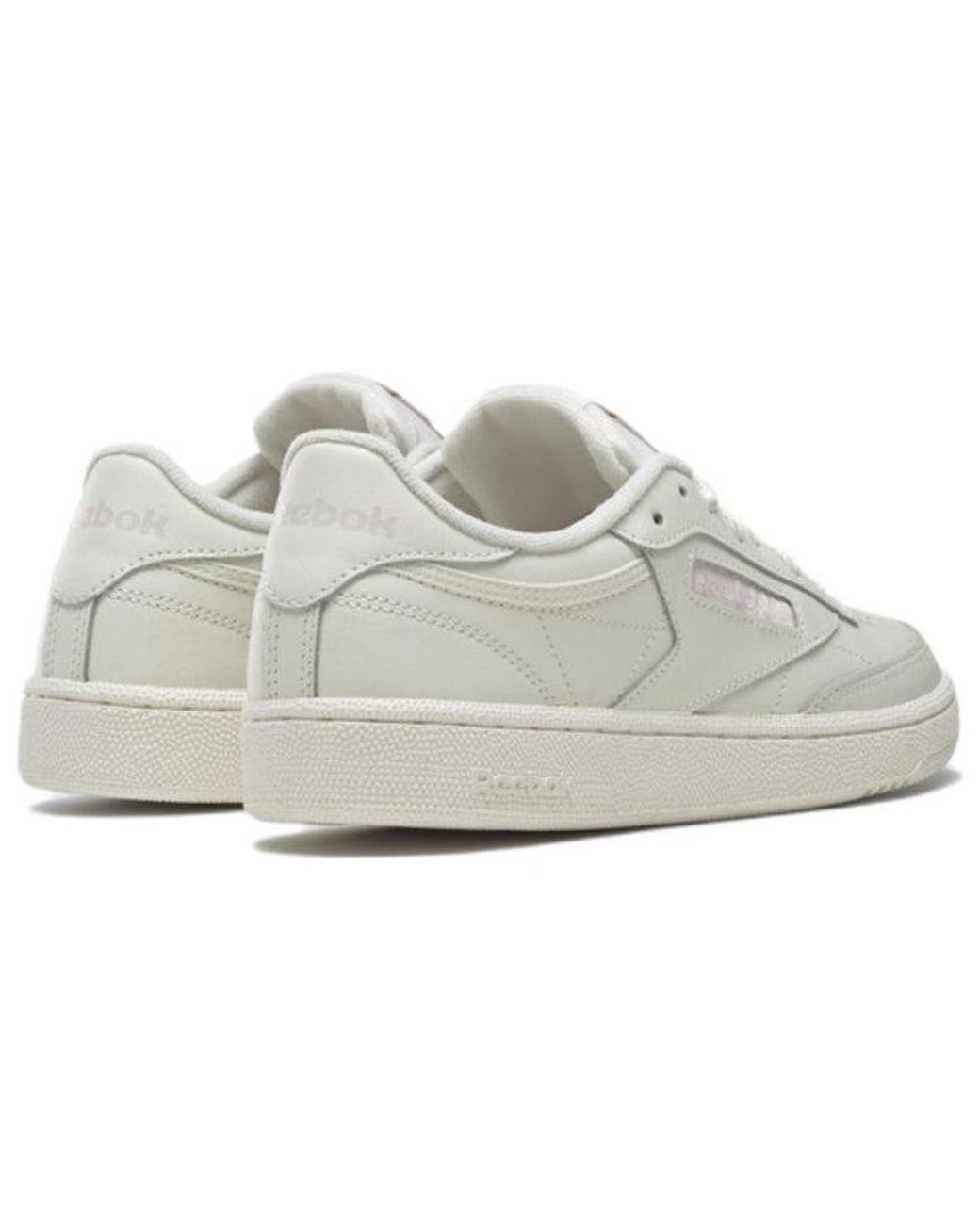 Reebok White (Wmns) Club C 85 Vintage Shoes Infused Lilac'