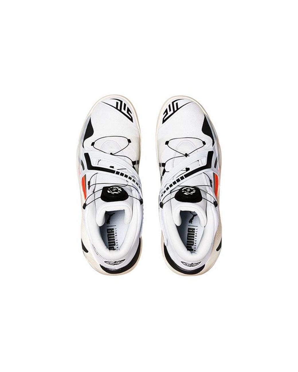 PUMA White Disc Rebirth Fiery Coral' for men