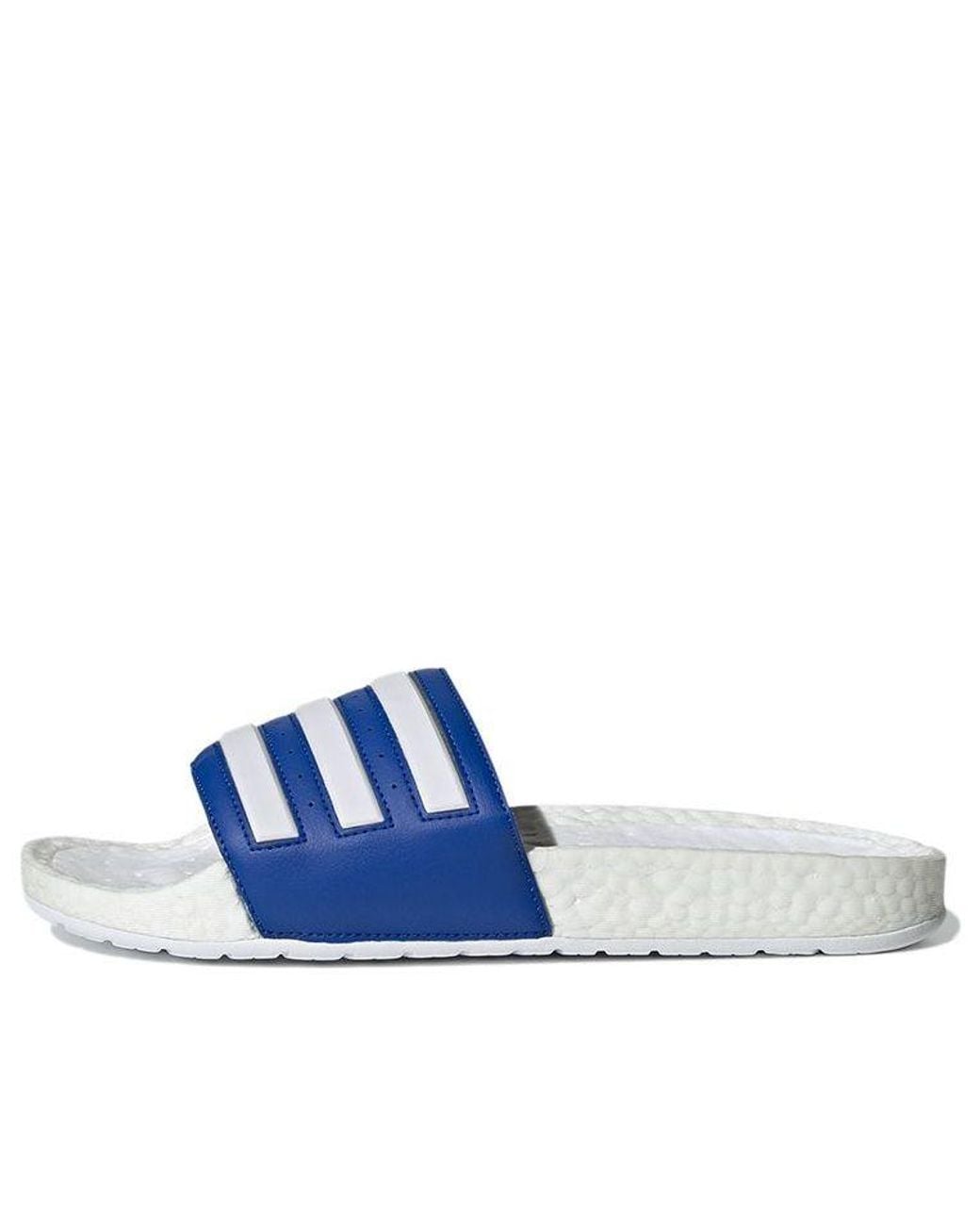 Adidas Blue Adilette Boost Slide Royal' for men