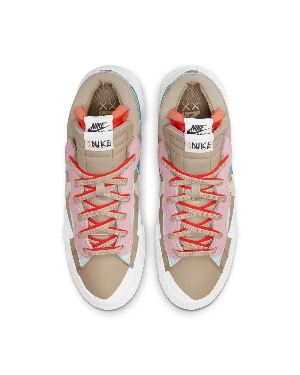 Nike Blue X Sacai X Kaws Blazer Low 'Reed' for men