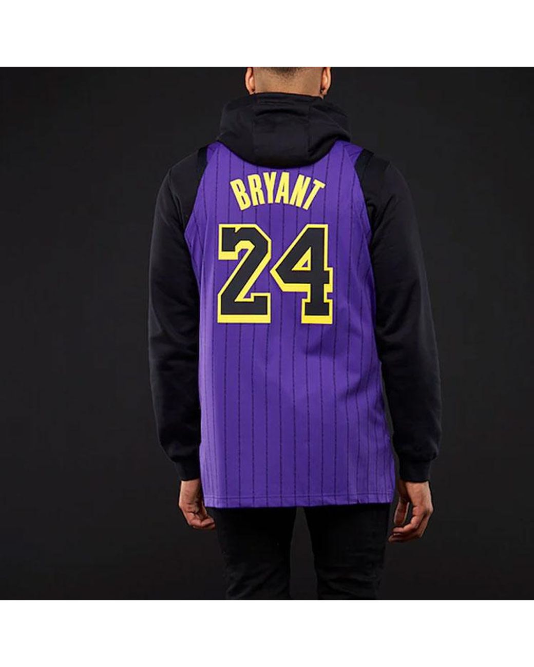 Nike Purple Nba Jersey Kobe Bryant Lakers 18-19Ss Jersey for men