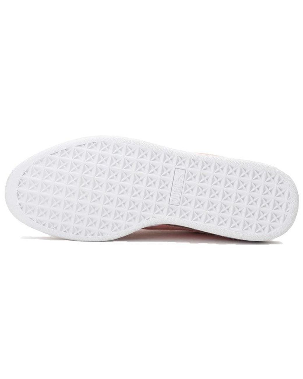 PUMA Pink (Wmns) Basket Heart Patent 'Peach'