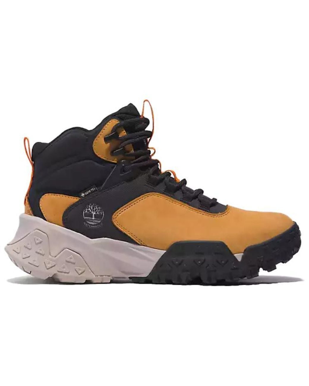 Timberland Blue Motion Scramble Mid Lace Up Hiking Boot With Gore-Tex Bootie 'Wheat Nubuck' for men
