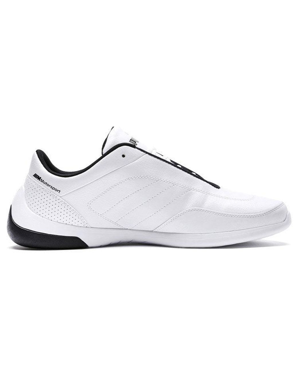 PUMA White Bmw M Motorsport Kart Cat Iii Low Top Running Shoes for men