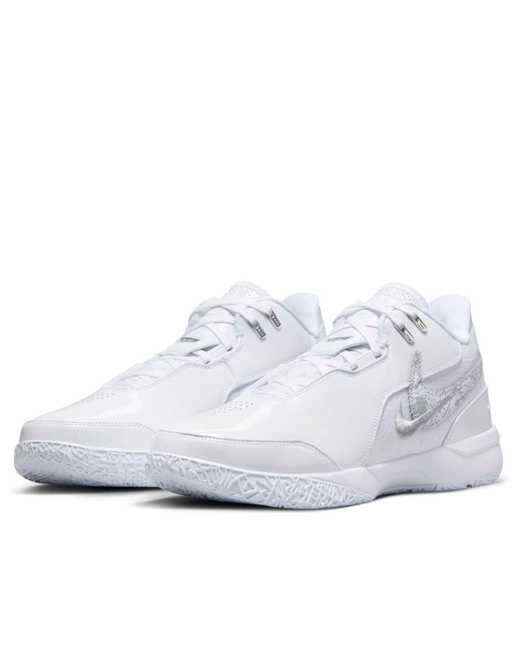Nike White Zoom Lebron Nxxt Gen Ampd for men