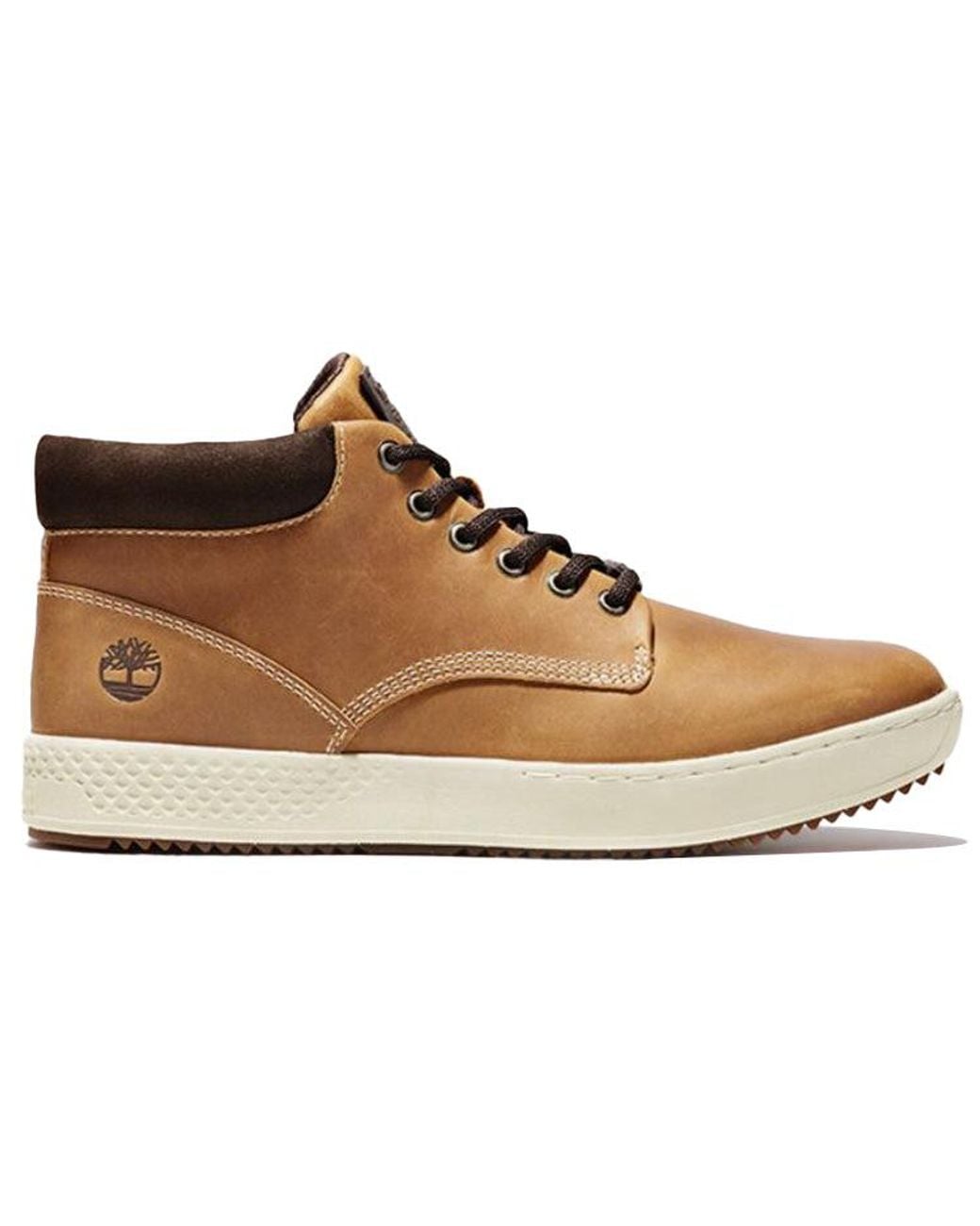Timberland Brown Cityroam Cupsole Chukka Wide-Fit Boots 'Wheat Full Grain' for men
